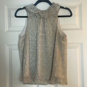 NWT THML metallic shimmer sleeveless top
